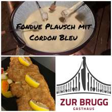 Fondue Plausch mit Cordon Bleu